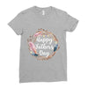Happy Father's Day Ladies Fitted T-Shirt
