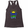 beach life Racerback Tank