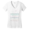 linear landscape Women's V-Neck T-Shirt