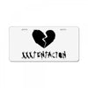 xxxtentacion black logo License Plate