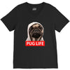 pug life V-Neck Tee