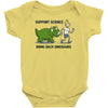 bring back dinosaurs Baby Bodysuit
