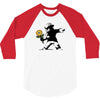 banksy flower 3/4 Sleeve Shirt