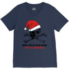 skull christmas V-Neck Tee