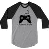 custom text 3/4 Sleeve Shirt