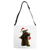yoda christmas Adjustable Strap Totes