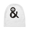 peace and love tshirt party heart tee no war stoner hippie sign ladies Baby Beanies