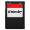 title of day of the week wednesday day of the week iPad Mini