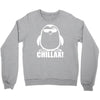 penguin chillax funny new Crewneck Sweatshirt