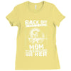 Back Of I Have A Crazy Mother And I am not Afraid To Use Her Ladies Fitted T-Shirt