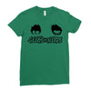 geeks vs nerds Ladies Fitted T-Shirt