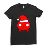 mooncake christmas santa parody Ladies Fitted T-Shirt