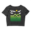 mountain Crop Top