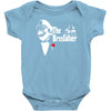 mario nintendo, super, retro, nerd, der pate, godfather, fun Baby Onesie