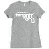 detroit smoking gun Ladies Fitted T-Shirt