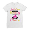 just once i want to be somebody elses fi̇rst choice Ladies Fitted T-Shirt