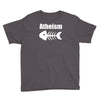 atheism fish skeleton Youth Tee