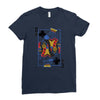 catdog playing card Ladies Fitted T-Shirt