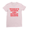 Women's Rights Are Human Rights Ladies Fitted T-Shirt