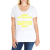 i went outside once Ladies Curvy T-Shirt