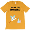 Baby On Board with Stork T-Shirt
