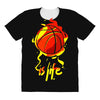 life is basketball All Over Women's T-shirt