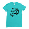 tribal tiger Ladies Fitted T-Shirt