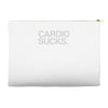 cardio sucks   exercise running gym training workout fitness trainer t Accessory Pouches