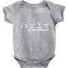 pi delicious math Baby Onesie