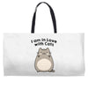 i am in love with cats Weekender Totes
