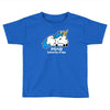 sad unicorn Toddler T-shirt