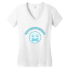 Sit In Silence (a232) Women's V-Neck T-Shirt