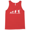 evolution of a selfie , funny mens cotton Tank Top