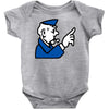 go to jail monopoly Baby Onesie