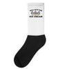 will run for ice cream Socks