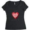IM LOVE GAMES Women's Triblend Scoop T-shirt