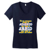 no me provoques porque Women's V-Neck T-Shirt