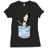 mr. poopybutthole Ladies Fitted T-Shirt