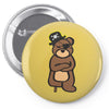 pirate bear Pin-back button