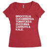 vegan Women's Triblend Scoop T-shirt