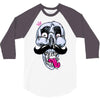 king of mustache 3/4 Sleeve Shirt