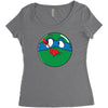 who watches the pizza Women's Triblend Scoop T-shirt
