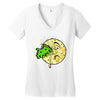 moon invaders Women's V-Neck T-Shirt