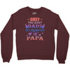 only the best dads get promoted to papa Crewneck Sweatshirt