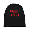 go step on a lego Baby Beanies