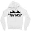 paddle faster i hear banjos Zipper Hoodie