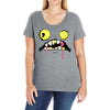 halloween face Ladies Curvy T-Shirt