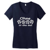 ohne hund ist alles doof Women's V-Neck T-Shirt