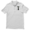 black cat idiot Polo Shirt