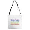 earth is not flat Adjustable Strap Totes